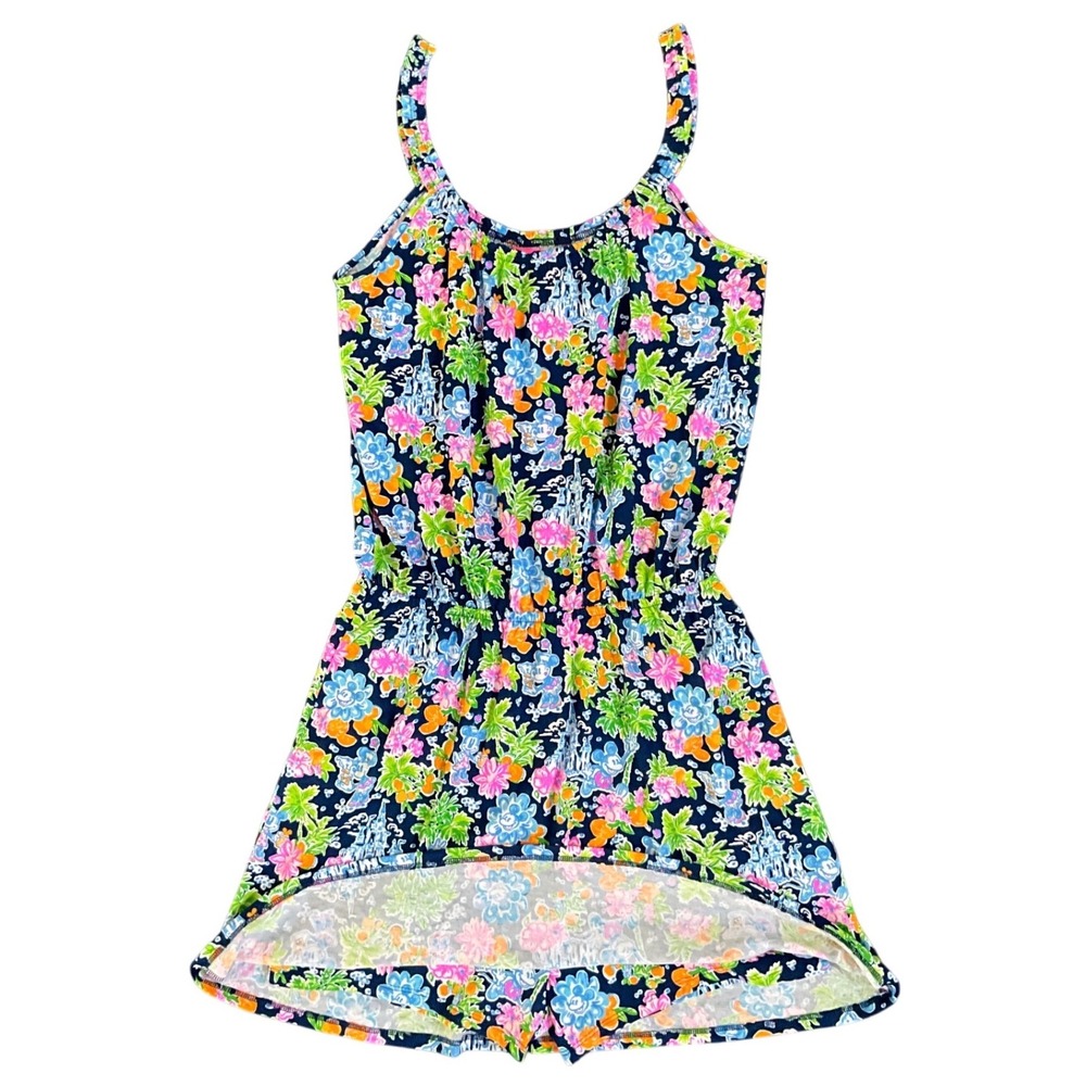 Lilly Pulitzer x Disney Loro Romper Mickey Minnie Floral Skort Cotton Size M NWT - Picture 6 of 11